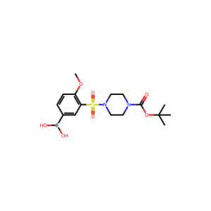 (3-((4-(tert-butoxycarbonyl)piperazin-1-yl)sulfonyl)-4-methoxyphenyl)boronic acid