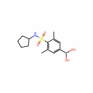 (4-(N-cyclopentylsulfamoyl)-3,5-dimethylphenyl)boronic acid