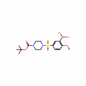(5-((4-(tert-butoxycarbonyl)piperazin-1-yl)sulfonyl)-2-Methoxyphenyl)boronic acid