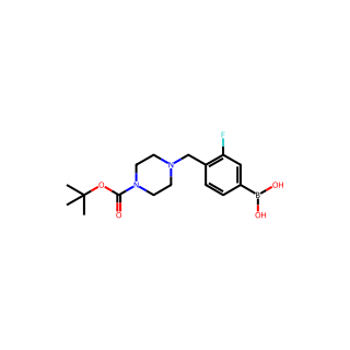 (4-((4-(TERT-BUTOXYCARBONYL)PIPERAZIN-1-YL)METHYL)-3-FLUOROPHENYL)BORONIC ACID