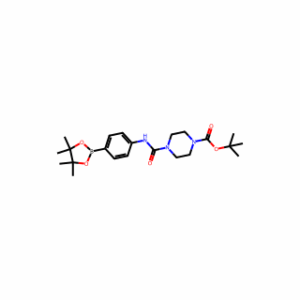 tert-butyl 4-((4-(4,4,5,5-tetraMethyl-1,3,2-dioxaborolan-2-yl)phenyl)carbaMoyl)piperazine-1-carboxylate