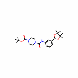 tert-butyl 4-((3-(4,4,5,5-tetramethyl-1,3,2-dioxaborolan-2-yl)phenyl)carbamoyl)piperazine-1-carboxylate