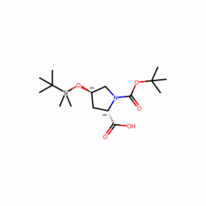 (2S,4R)-1-(Tert-Butoxycarbonyl)-4-((Tert-Butyldimethylsilyl)Oxy)Pyrrolidine-2-Carboxylic Acid