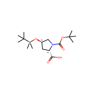 (2S,4R)-1-(Tert-Butoxycarbonyl)-4-((Tert-Butyldimethylsilyl)Oxy)Pyrrolidine-2-Carboxylic Acid