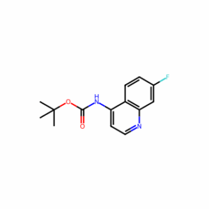 TERT-BUTYL 7-FLUOROQUINOLIN-4-YLCARBAMATE