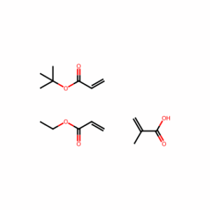tert-Butyl acrylate-ethyl acrylate-methacrylic acid copolymer
