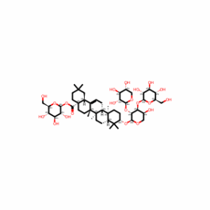 β-D-Glucopyranosyl (3β)-3-[(O-β-D-glucopyranosyl-(1→3)-O-[β-D-xylopyranosyl-(1→2)]-α-L-arabinopyranosyl)oxy]olean-12-en-28-oate