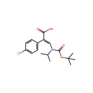 (E)-3-((tert-Butoxycarbonyl)(isopropyl)amino)-2-(4-chlorophenyl)acrylic acid