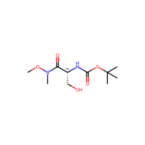 (R)-tert-Butyl (3-hydroxy-1-(methoxy(methyl)amino)-1-oxopropan-2-yl)carbamate