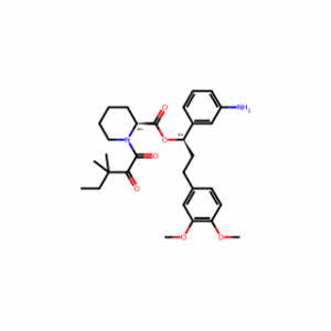 (R)-1-(3-Aminophenyl)-3-(3,4-dimethoxyphenyl)propyl (S)-1-(3,3-dimethyl-2-oxopentanoyl)piperidine-2-carboxylate