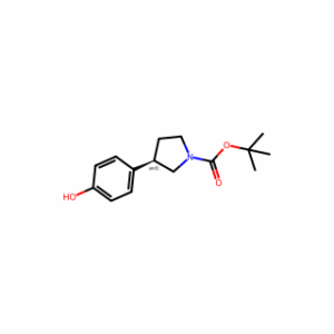 tert-butyl 3-(4-hydroxyphenyl)pyrrolidine-1-carboxylate