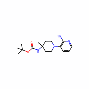 tert-Butyl (1-(2-aminopyridin-3-yl)-4-methylpiperidin-4-yl)carbamate