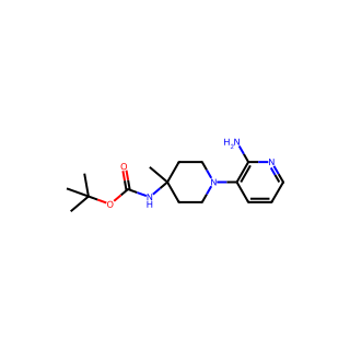 tert-Butyl (1-(2-aminopyridin-3-yl)-4-methylpiperidin-4-yl)carbamate