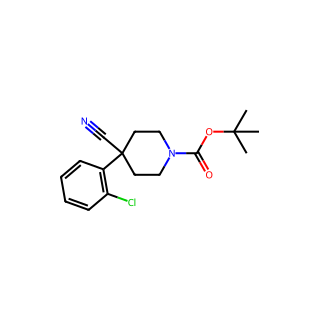 tert-Butyl 4-(2-chlorophenyl)-4-cyanopiperidine-1-carboxylate