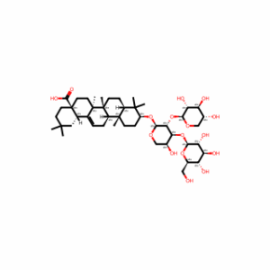 (3β)-3-[(O-β-D-Glucopyranosyl-(1→3)-O-[β-D-xylopyranosyl-(1→2)]-α-L-arabinopyranosyl)oxy]olean-12-en-28-oic acid