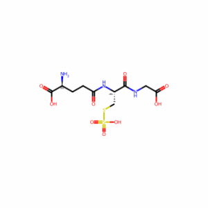 (2S)-2-amino-4-{[(1R)-1-[(carboxymethyl)carbamoyl]-2-(sulfosulfanyl)ethyl]carbamoyl}butanoic acid