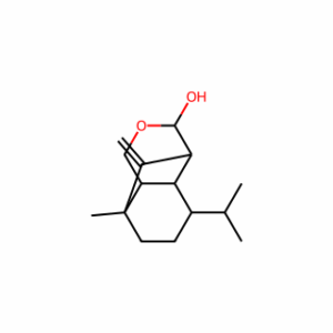 Octahydro-8-methyl-9-methylene-5-isopropyl-4,8-methano-1H-2-benzopyran-3-ol