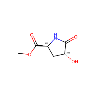 Proline, 4-hydroxy-5-oxo-, methyl ester, trans- (9CI)