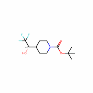 tert-butyl 4-(2,2,2-trifluoro-1-hydroxyethyl)piperidine-1-carboxylate
