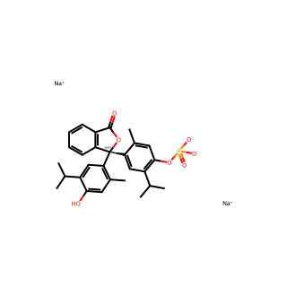 Thymolphthalein monophosphate, sodium salt