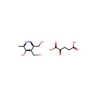 (5-Hydroxy-6-methylpyridine-3,4-diyl)dimethanol 2-oxopentanedioate
