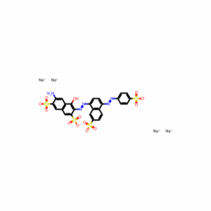 Tetrasodium 6-amino-4-hydroxy-3-[[7-sulfonato-4-[(4-sulfonatophenyl)azo]-1-naphthyl]azo]naphthalene-2,7-disulfonate