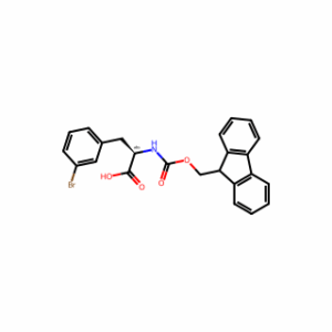(R)-2-((((9H-Fluoren-9-yl)methoxy)carbonyl)amino)-3-(3-bromophenyl)propanoic acid