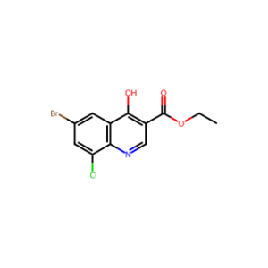 Ethyl 6-bromo-8-chloro-4-hydroxyquinoline-3-carboxylate