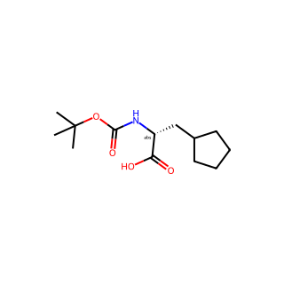 (R)-2-((Tert-Butoxycarbonyl)Amino)-3-Cyclopentylpropanoic Acid