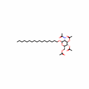 (2R,3S,4R,5R,6R)-5-Acetamido-2-(acetoxymethyl)-6-(heptadecyloxy)tetrahydro-2H-pyran-3,4-diyl diacetate