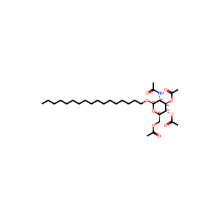 (2R,3S,4R,5R,6R)-5-Acetamido-2-(acetoxymethyl)-6-(heptadecyloxy)tetrahydro-2H-pyran-3,4-diyl diacetate