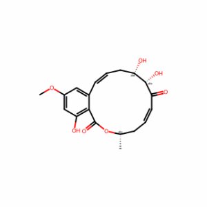 (3S,5Z,8S,9S,11E)-3,4,9,10-Tetrahydro-8,9,16-trihydroxy-14-methoxy-3-methyl-1H-2-benzoxacyclotetradecin-1,7(8H)-dione
