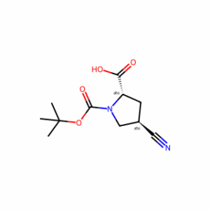 (2S,4R)-1-(tert-Butoxycarbonyl)-4-cyanopyrrolidine-2-carboxylic acid