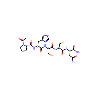 (S)-2-((R)-2-((S)-2-((S)-2-((S)-1-Acetylpyrrolidine-2-carboxamido)-3-(1H-imidazol-4-yl)propanamido)-3-hydroxypropanamido)-3-mercaptopropanamido)succinamide