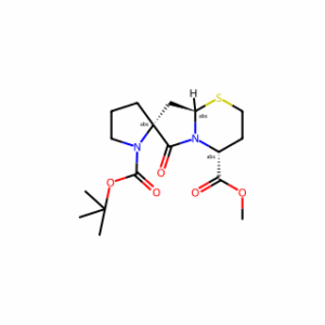 (2R,4′R,8a′R)-1-tert-butyl 4′-methyl 6′-oxohexahydrospiro[pyrrolidine-2,7′-pyrrolo[2,1-b][1,3]thiazine]-1,4′-dicarboxylate