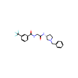 (R)-N-(2-((1-benzylpyrrolidin-3-yl)amino)-2-oxoethyl)-3-(trifluoromethyl)benzamide