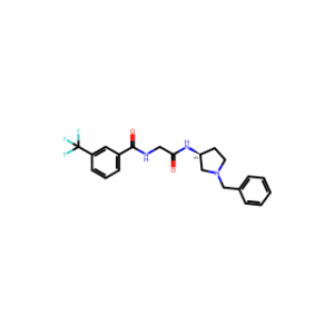 (S)-N-(2-((1-benzylpyrrolidin-3-yl)amino)-2-oxoethyl)-3-(trifluoromethyl)benzamide