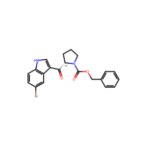 (S)-Benzyl 2-(5-bromo-1H-indole-3-carbonyl)pyrrolidine-1-carboxylate