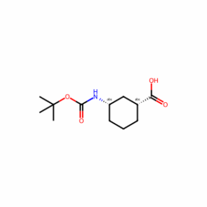 (1R,3S)-3-((tert-Butoxycarbonyl)amino)cyclohexanecarboxylic acid