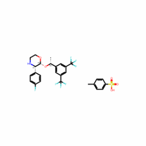(2R,3S)-2-((R)-1-(3,5-Bis(trifluoromethyl)phenyl)ethoxy)-3-(4-fluorophenyl)morpholine 4-methylbenzenesulfonate