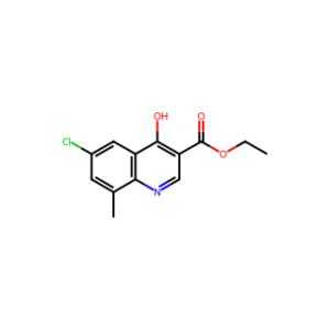 Ethyl 6-chloro-4-hydroxy-8-methylquinoline-3-carboxylate
