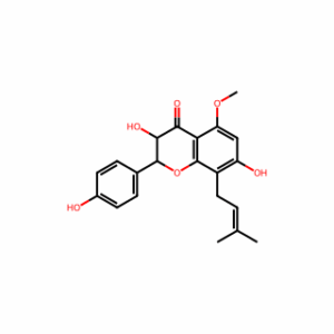 (2R,3R)-3,7,4′-Trihydroxy-5-methoxy-8-prenylflavanone