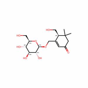 (4S)-3-[(β-D-Glucopyranosyloxy)methyl]-4-(hydroxymethyl)-5,5-dimethyl-2-cyclohexen-1-one