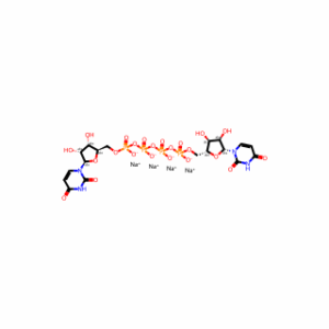 Uridine 5′-(pentahydrogen tetraphosphate), P‴→5′-ester with uridine, sodium salt (1:4)