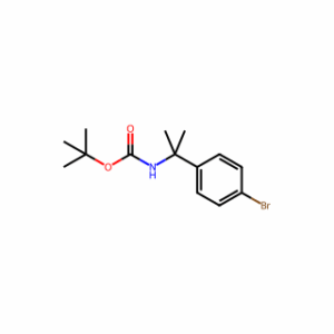 tert-Butyl 2-(4-bromophenyl)propan-2-ylcarbamate