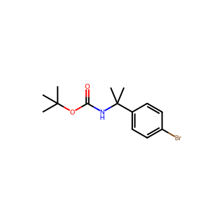 tert-Butyl 2-(4-bromophenyl)propan-2-ylcarbamate