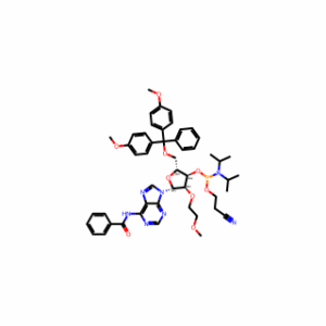 (2R,3R,4R,5R)-5-(6-Benzamido-9H-purin-9-yl)-2-((bis(4-methoxyphenyl)(phenyl)methoxy)methyl)-4-(2-methoxyethoxy)tetrahydrofuran-3-yl (2-cyanoethyl) diisopropylphosphoramidite