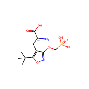 (S)-2-Amino-3-(5-(tert-butyl)-3-(phosphonomethoxy)isoxazol-4-yl)propanoic acid