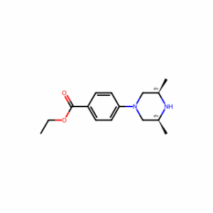 rel-Ethyl 4-((3S,5R)-3,5-dimethylpiperazin-1-yl)benzoate