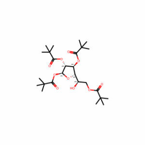 (2S,3R,4S,5S)-5-((R)-1-hydroxy-2-(pivaloyloxy)ethyl)tetrahydrofuran-2,3,4-triyl tris(2,2-dimethylpropanoate)